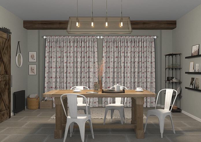 Baa Baa, Peony - Made to Measure Curtains - Image 7